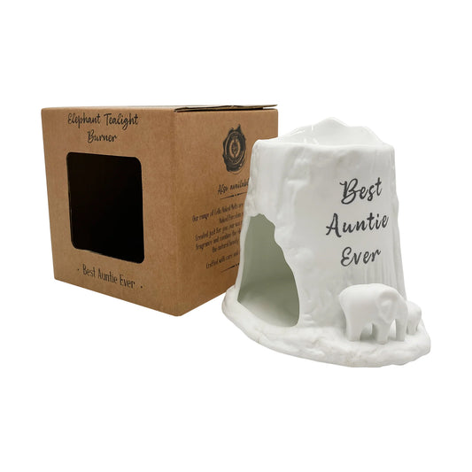Best Auntie Ever Tealight Wax Melt Burner