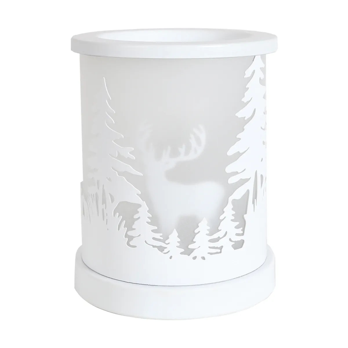 Electric wax melter stag design white for living room décor