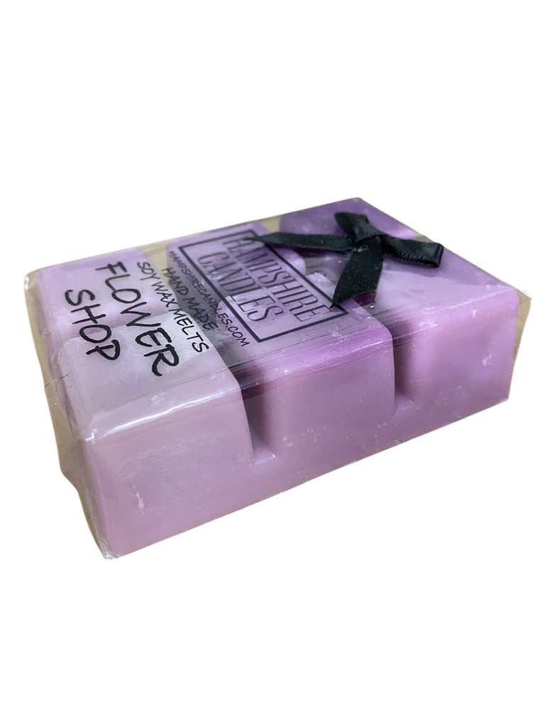 Flower Shop Wax Melts with fresh floral notes of roses, lilies, and jasmine for a delightful, nature-inspired fragrance. Ideal for a home filled with blooming aromas snap_Bar_UK