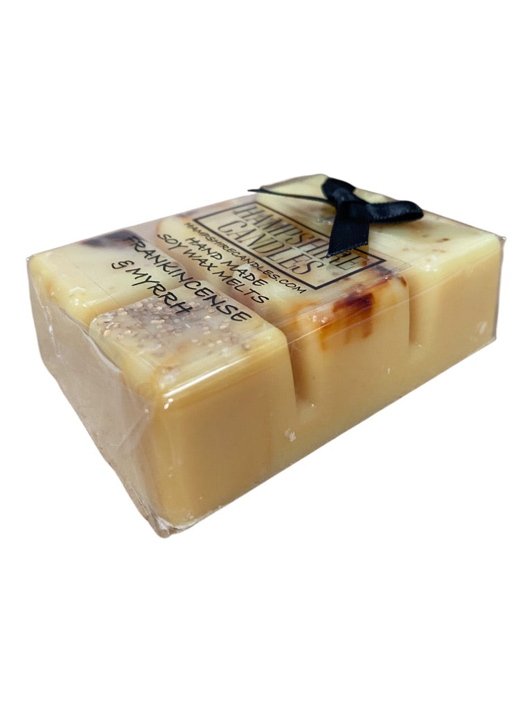 Frankincense and Myrrh scented melts, perfect for enhancing relaxation and meditation