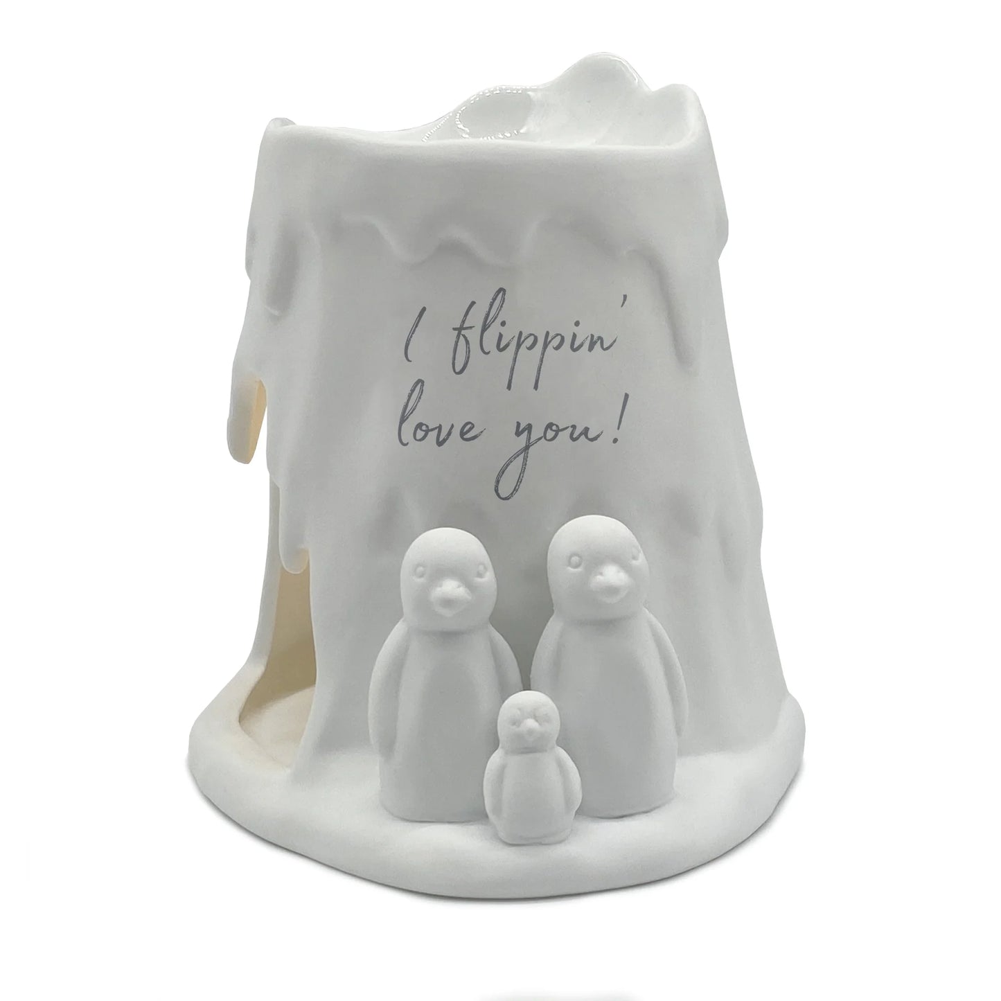 I Flippin Love You Tealight Wax Melt Burner