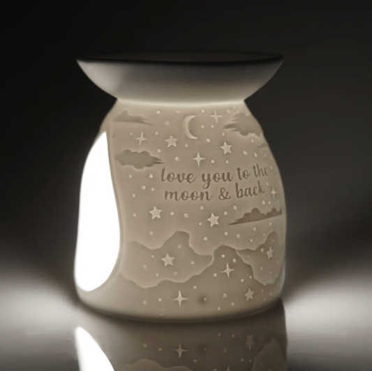"Love You to the Moon and Back" Wax Melt Burner