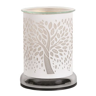 White Tree of Life Electric Wax Melt Burner