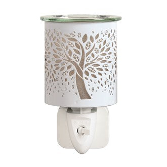 White Tree of Life Plug In Wax Melt Burner