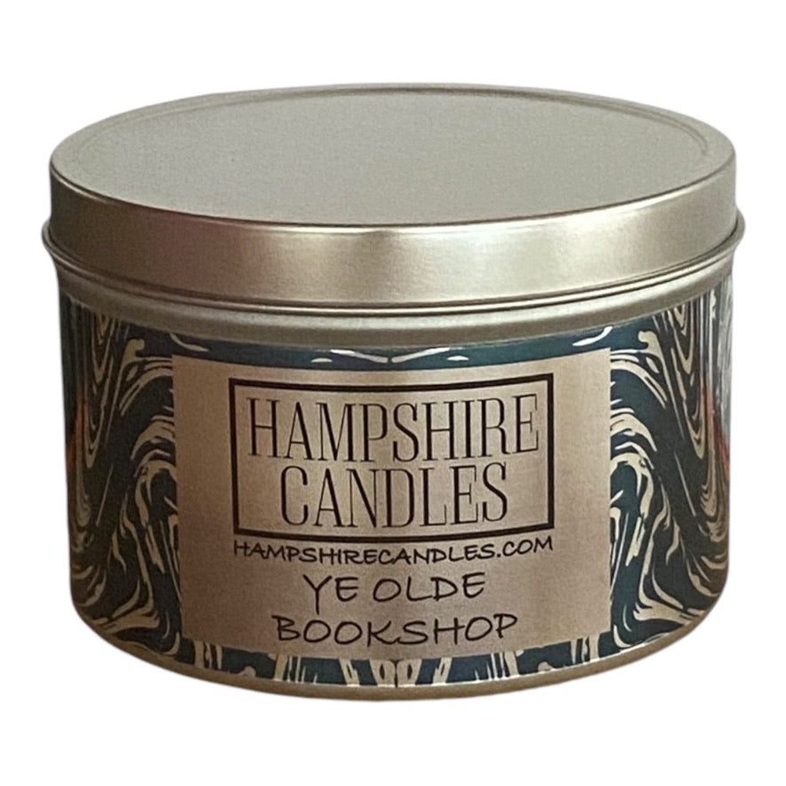 Ye Olde Bookshop Scented Tin Candle