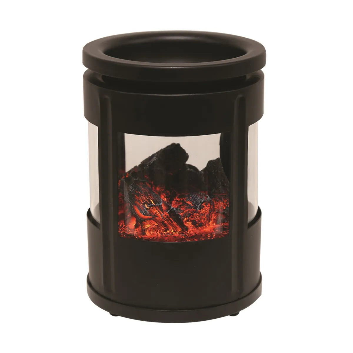 Black Log Burner Electric Wax Melt Burner