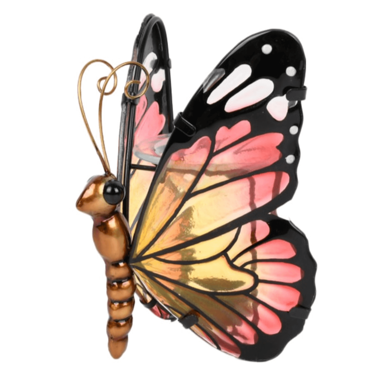 butterfly glass tea light wax melt burner