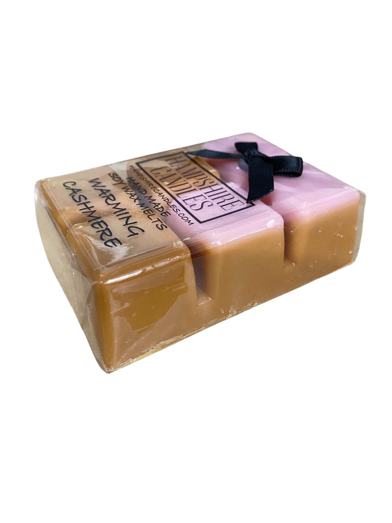 Soy wax melts with the comforting scent of cashmere. Ideal for electric wax melt burners, filling your home with a warm, inviting aroma