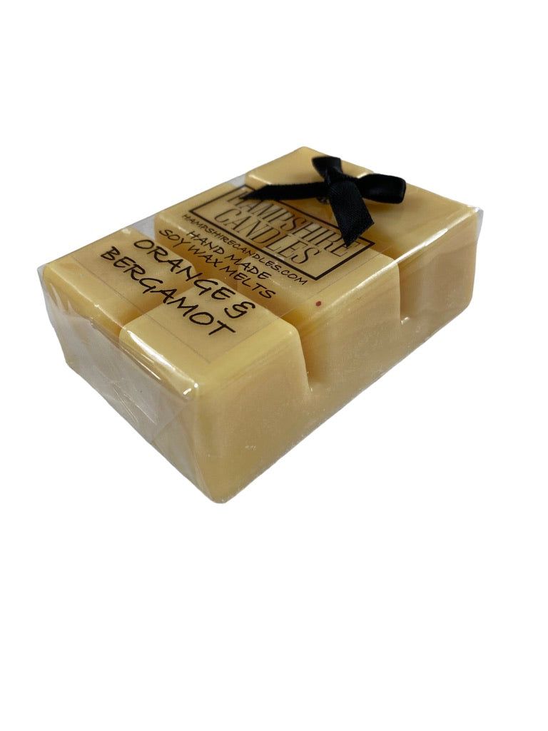 Soy wax melts with the uplifting scent of orange and bergamot. Ideal for electric wax melt burners, creating a fresh, energizing atmosphere
