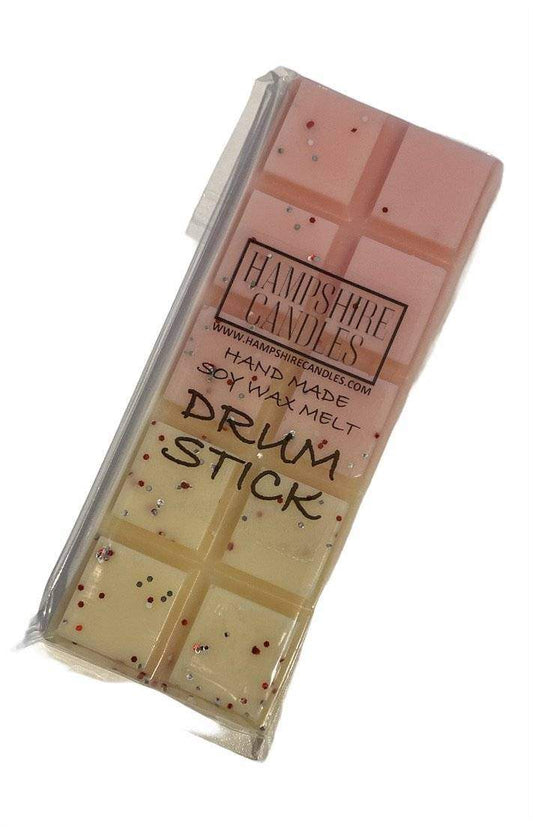 Drum Stick Wax Melts UK – A nostalgic, sweet fragrance for your wax burner. Use these soy wax melts in electric wax melt burners to bring the scent of childhood sweets into your home