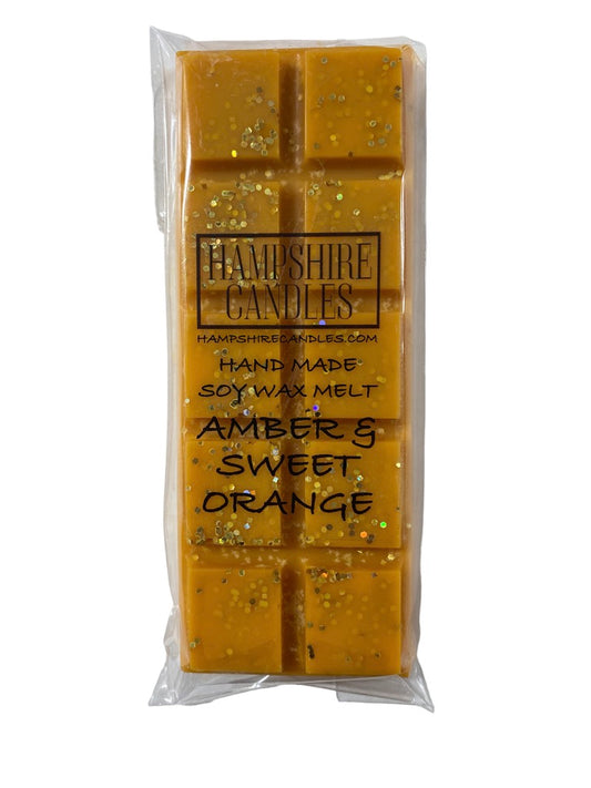 Amber & Sweet Orange Wax Melts