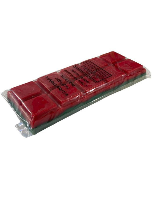Soy wax melts with the sweet, tangy scent of watermelon margaritas. Ideal for electric wax melt burners, filling your home with a refreshing, summer vibe