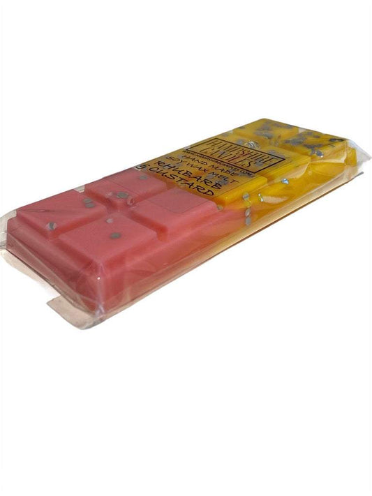 Rhubarb and Custard Wax Melts – A sweet and tangy sweet scent.