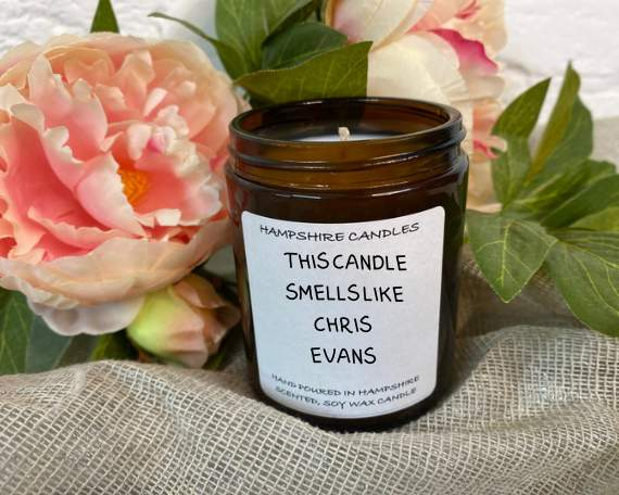 Smells Like Chris Evans Candle Jar-FREE Shipping over £35.00-