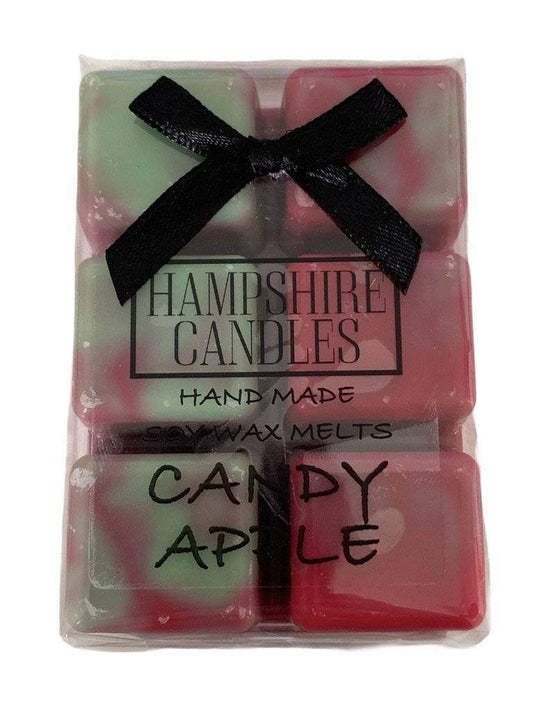 Soy wax melts with a sweet, fruity scent reminiscent of candy apples. Ideal for electric wax melt burners, creating a joyful, festive atmosphere.
