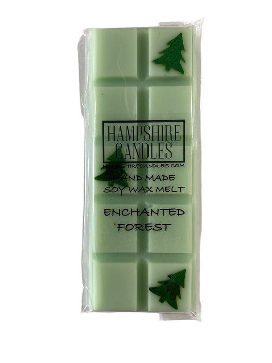 Soy wax melts with the fresh scent of an enchanted forest. Perfect for electric wax melt burners, creating a natural, woodsy atmosphere.