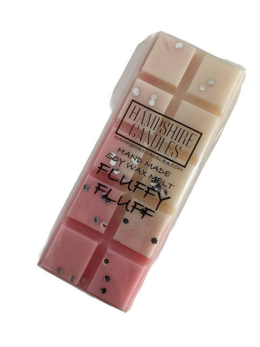 Fluffy Fluff Wax Melts – A light, airy fragrance for your wax burner. Use these soy wax melts in electric wax melt burners to create a fluffy, soft atmosphere in your home