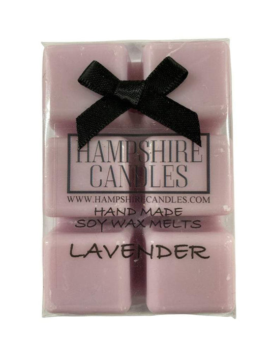 Soy wax melts with pure lavender essential oil for a natural, calming scent. Ideal for use in wax melt burners before bedtime