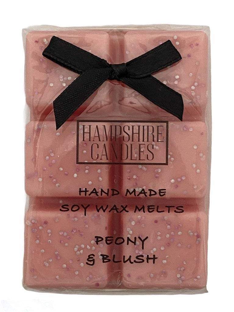Peony and Blush Wax Melts- Luxury Floral Wax Melts – A blend of peonies, jasmine, and soft suede for a romantic home fragrance.