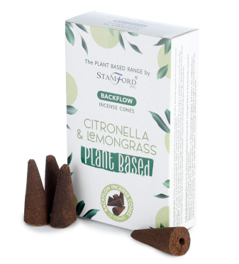 Citronella and Lemongrass Backflow Incense Cones
