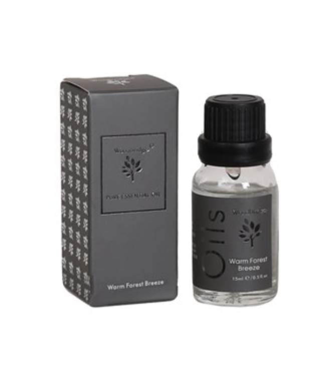 Warm Forest Breeze essential oil 15ml Woodbridge diffuser oil UK