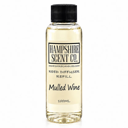 Mulled Wine Christmas reed diffuser 100ml refill bottle
