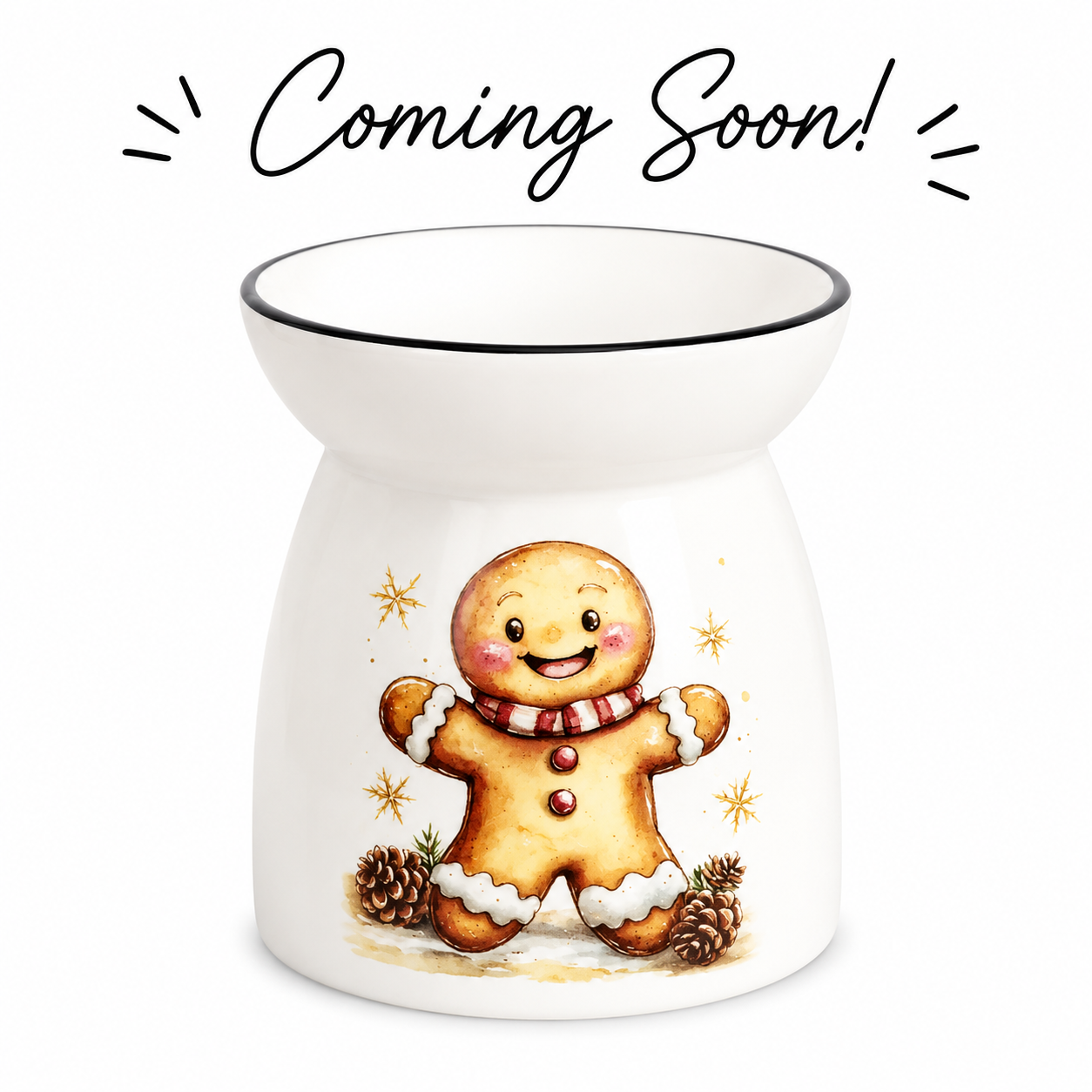 Gingerbread Man Wax Melt Burner