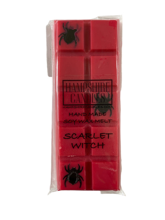 Soy wax melts with a rich, powerful fragrance inspired by Scarlet Witch. Use with your electric wax melt burner to add an air of mystery to any room.