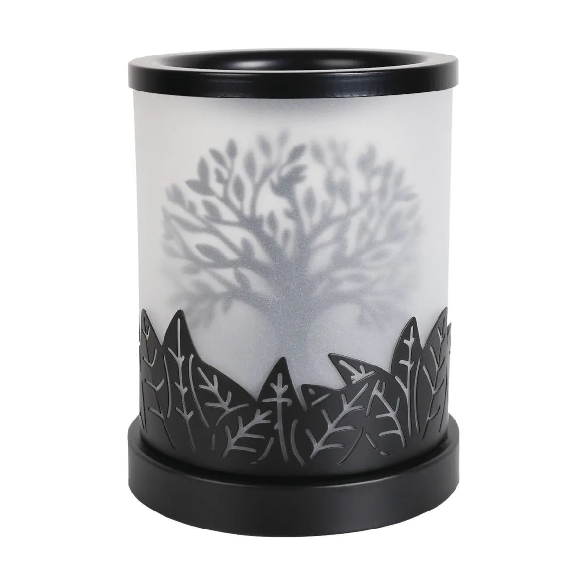 Black Tree of Life electric wax melt warmer with wax melts
