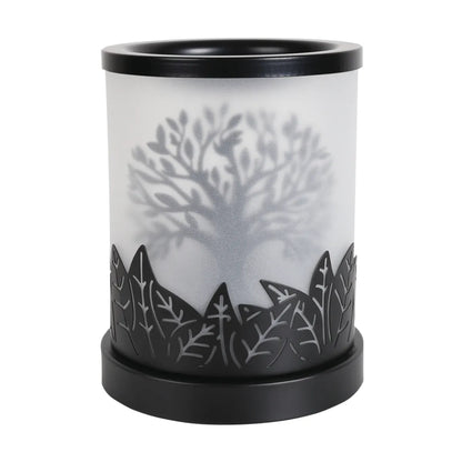 Black Tree of Life electric wax melt warmer with wax melts