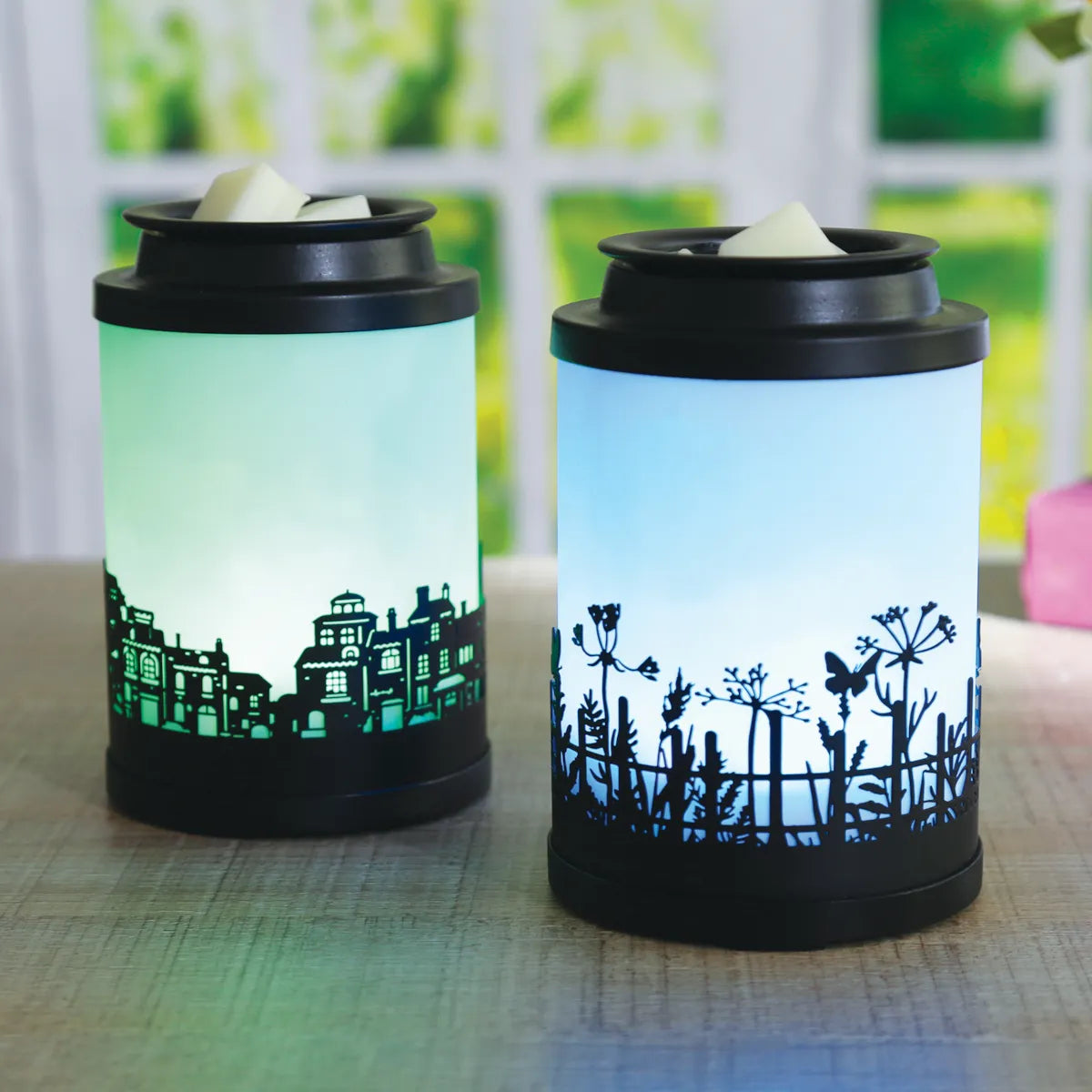 Colour Changing Electric Wax Melt Burner Roof Tops