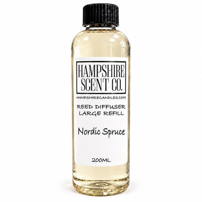 Nordic Spruce Christmas reed diffuser 200ml refill bottle