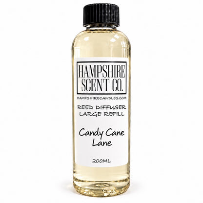 Candy Cane Lane Christmas reed diffuser 200ml refill bottle
