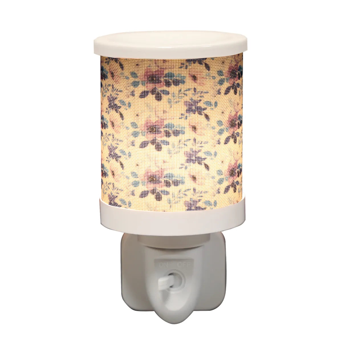 Decorative lilac electric wax warmer for soy wax melts and home fragrance scents
