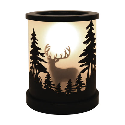 Electric Stag Black wax melter electric wax burner 15cm UK