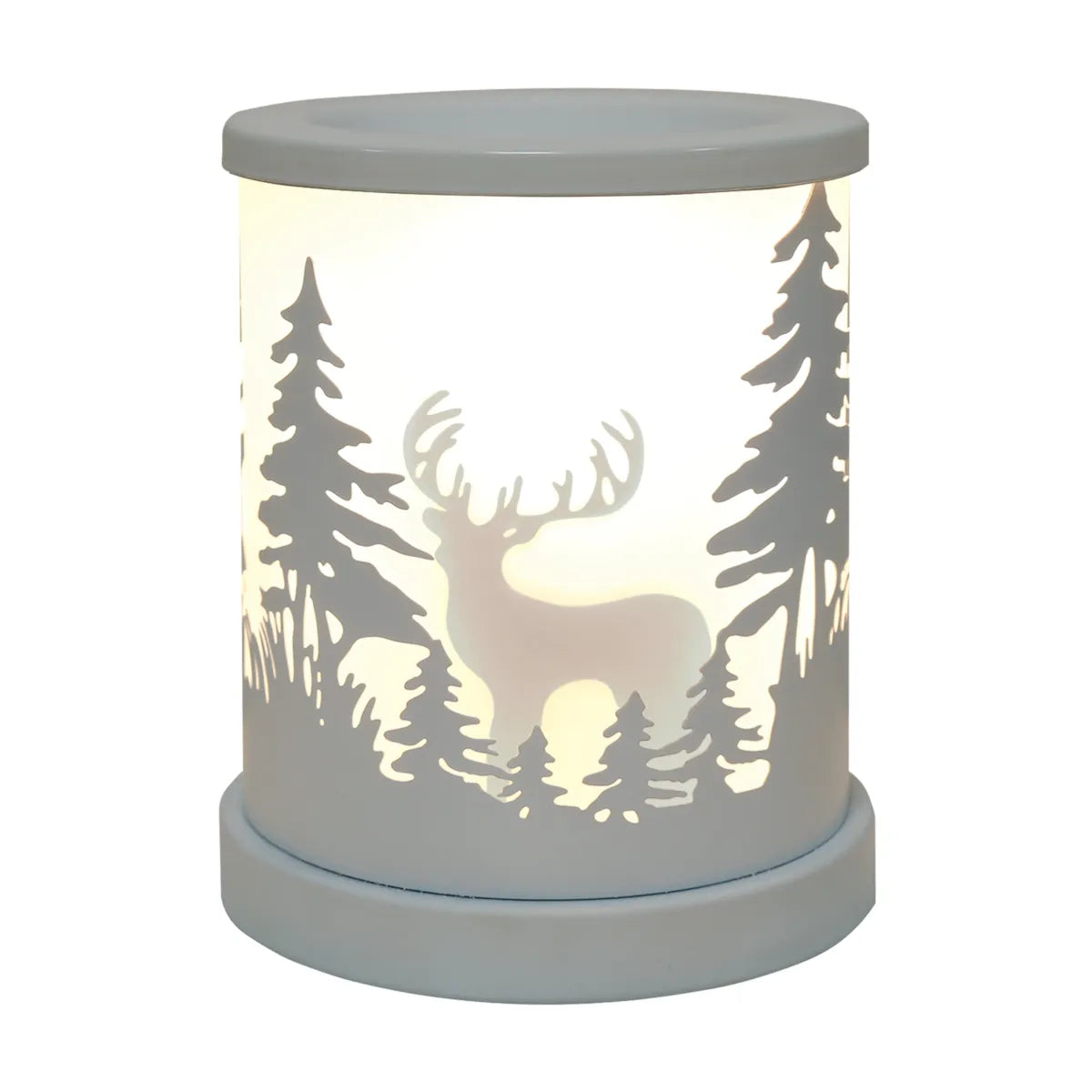 Electric Stag White wax melter electric wax burner 15cm UK