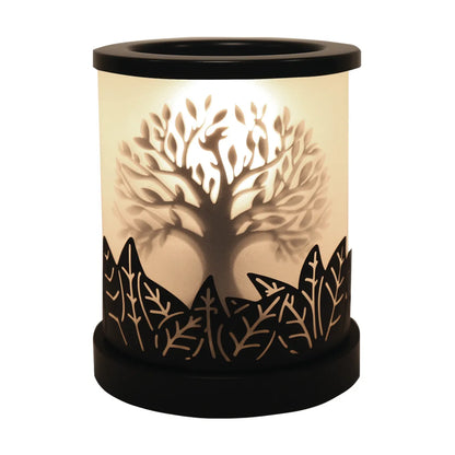 Electric Tree of Life black wax melter electric wax melt burner 15cm UK