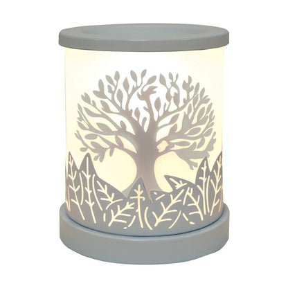 Electric Tree of Life white wax melter electric wax burner 15cm UK