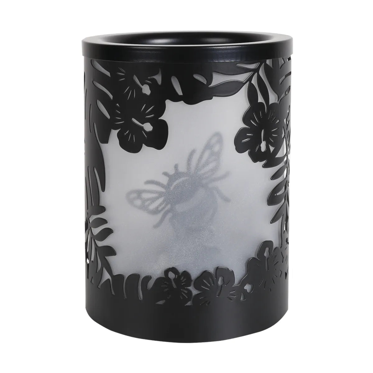 Electric wax melter Bumble Bee design black for living room décor