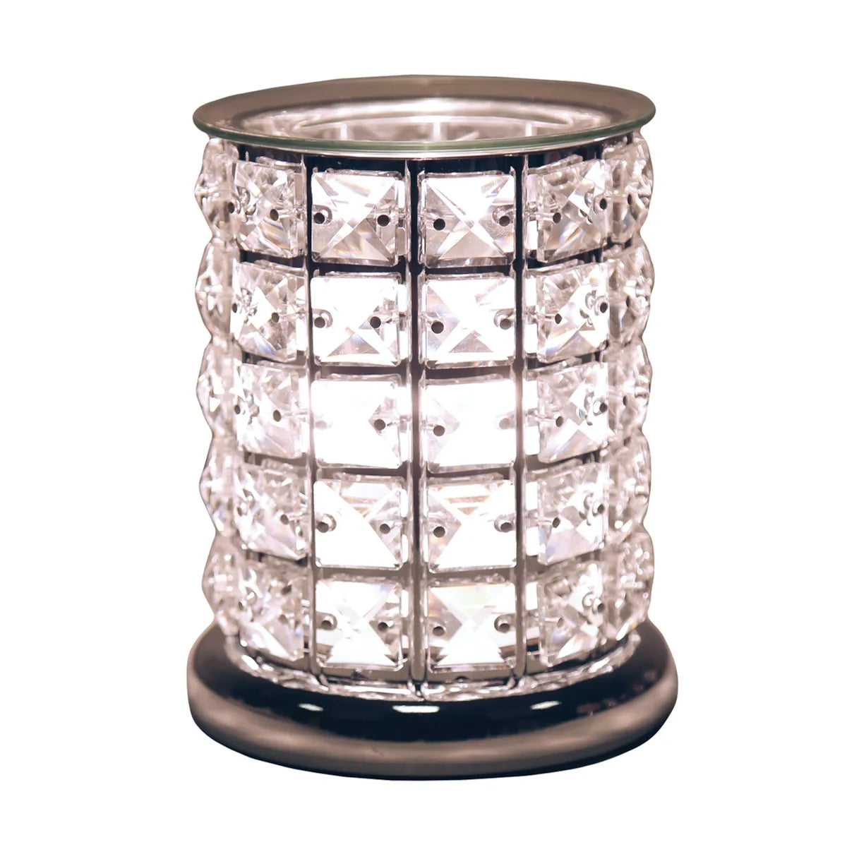 Electric wax melter Touch Clear Crystal 17cm electric wax melt burner UK
