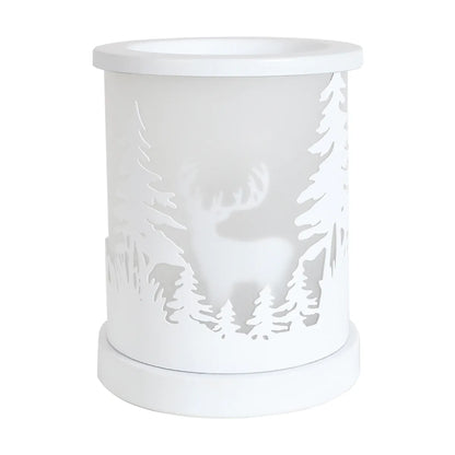 Electric wax melter stag design white for living room décor