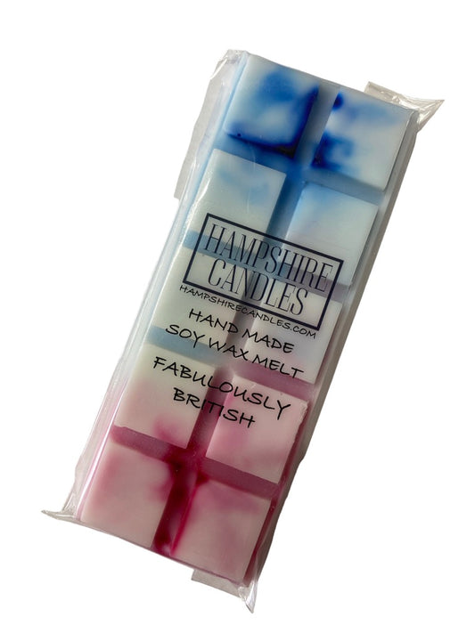 Fabulously British Wax Melts – A delightful, classic fragrance that embodies the charm of Britain. Perfect for your wax burner, especially with electric wax melt burners.
