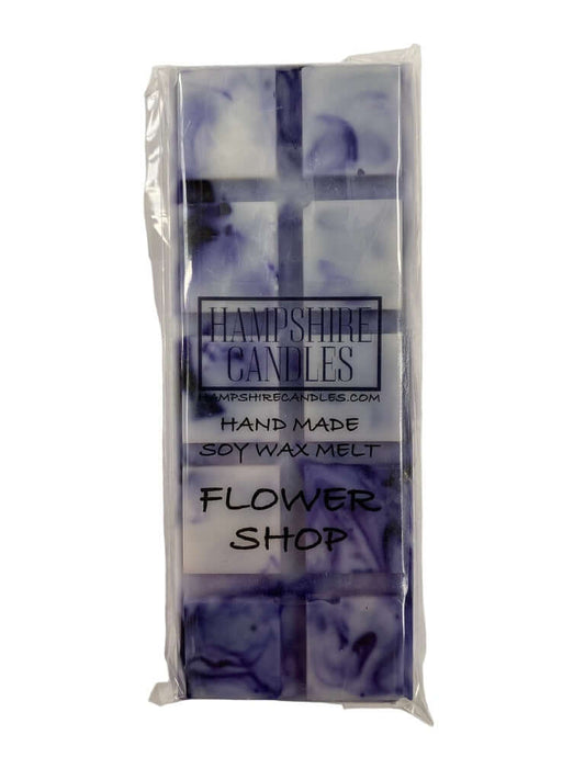 Flower Shop Wax Melts with fresh floral notes of roses, lilies, and jasmine for a delightful, nature-inspired fragrance. Ideal for a home filled with blooming aromas