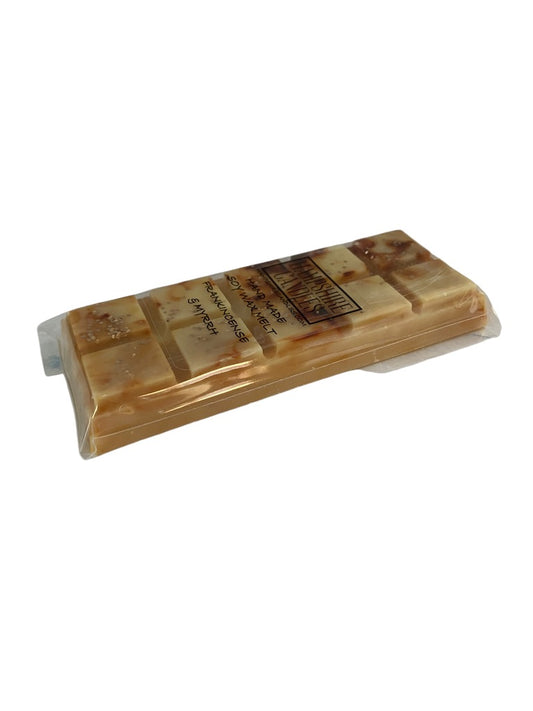 Premium soy wax Frankincense and Myrrh melts for long-lasting home fragrance