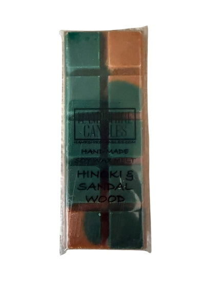 Hinoki and Sandalwood Wax Melts Snap Bar
