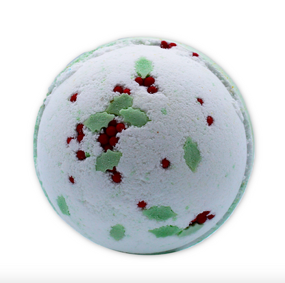 Holly Berry and Mistletoe Bath Bomb