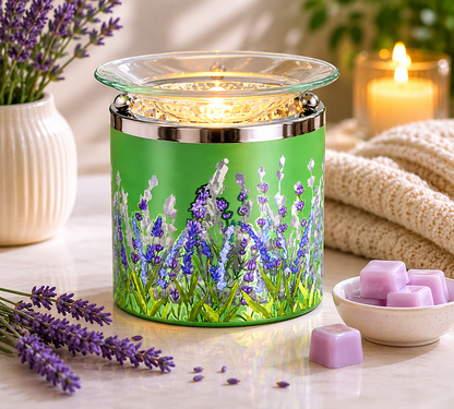 Green Lavender Wax Melt Burner