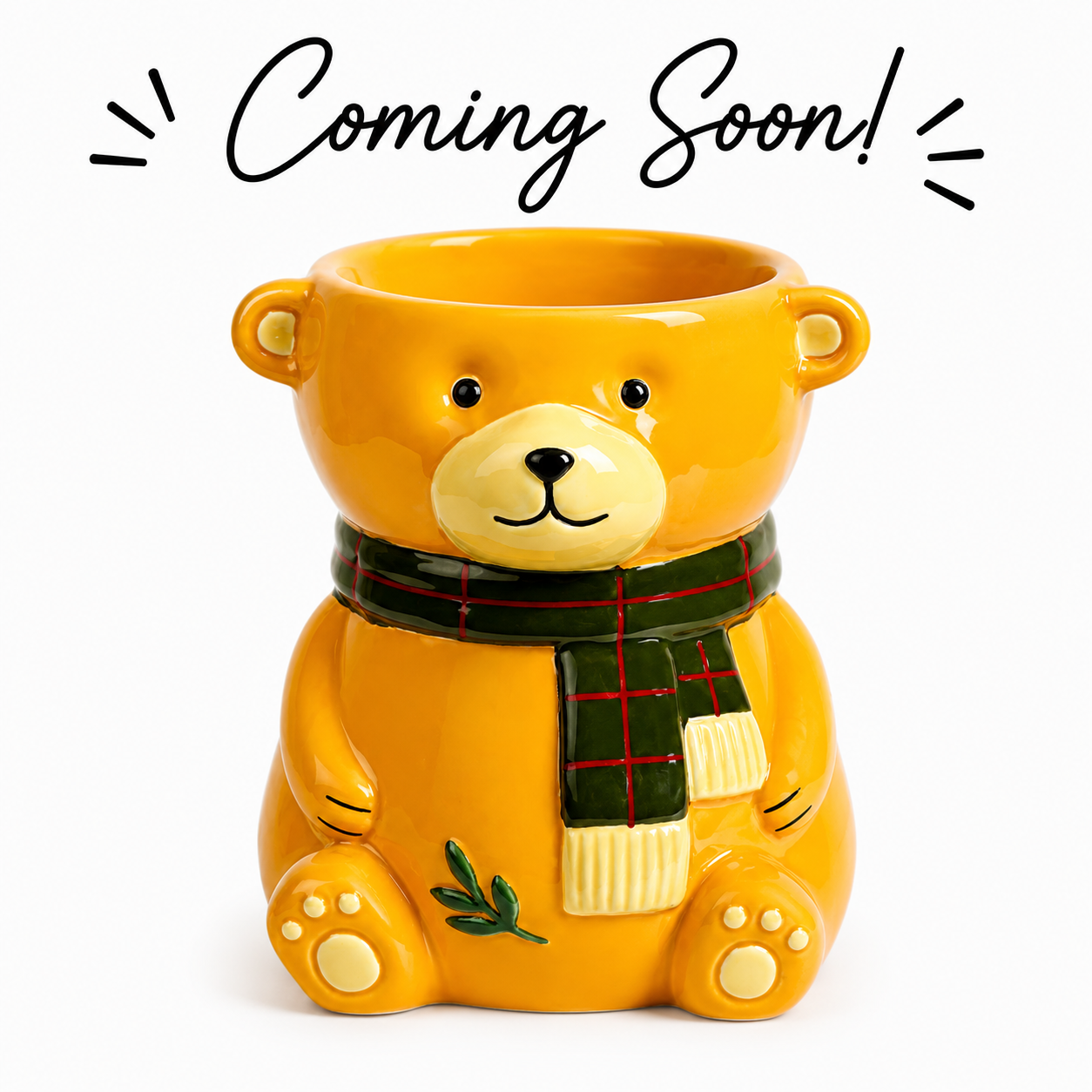 Teddy Bear Ceramic Wax Melt Burner