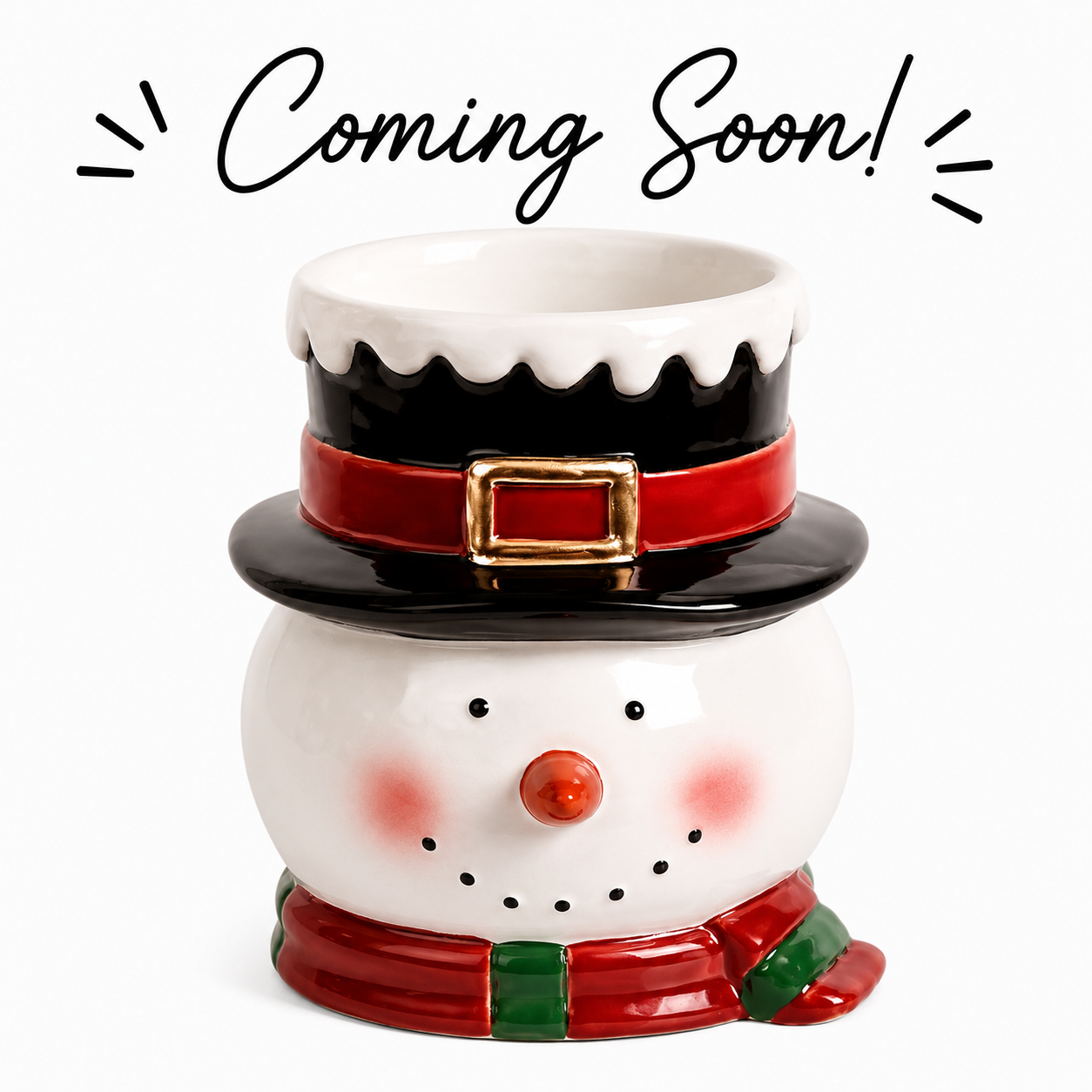 Snowman Ceramic Wax Melt Burner