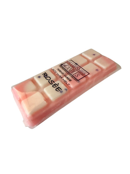 Luxury floral wax melts snap bar with lychee rose home fragrance